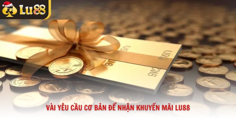 Vài yêu cầu cơ bản để nhận khuyến mãi Lu88